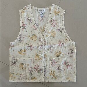 Jones New York Floral Print Top